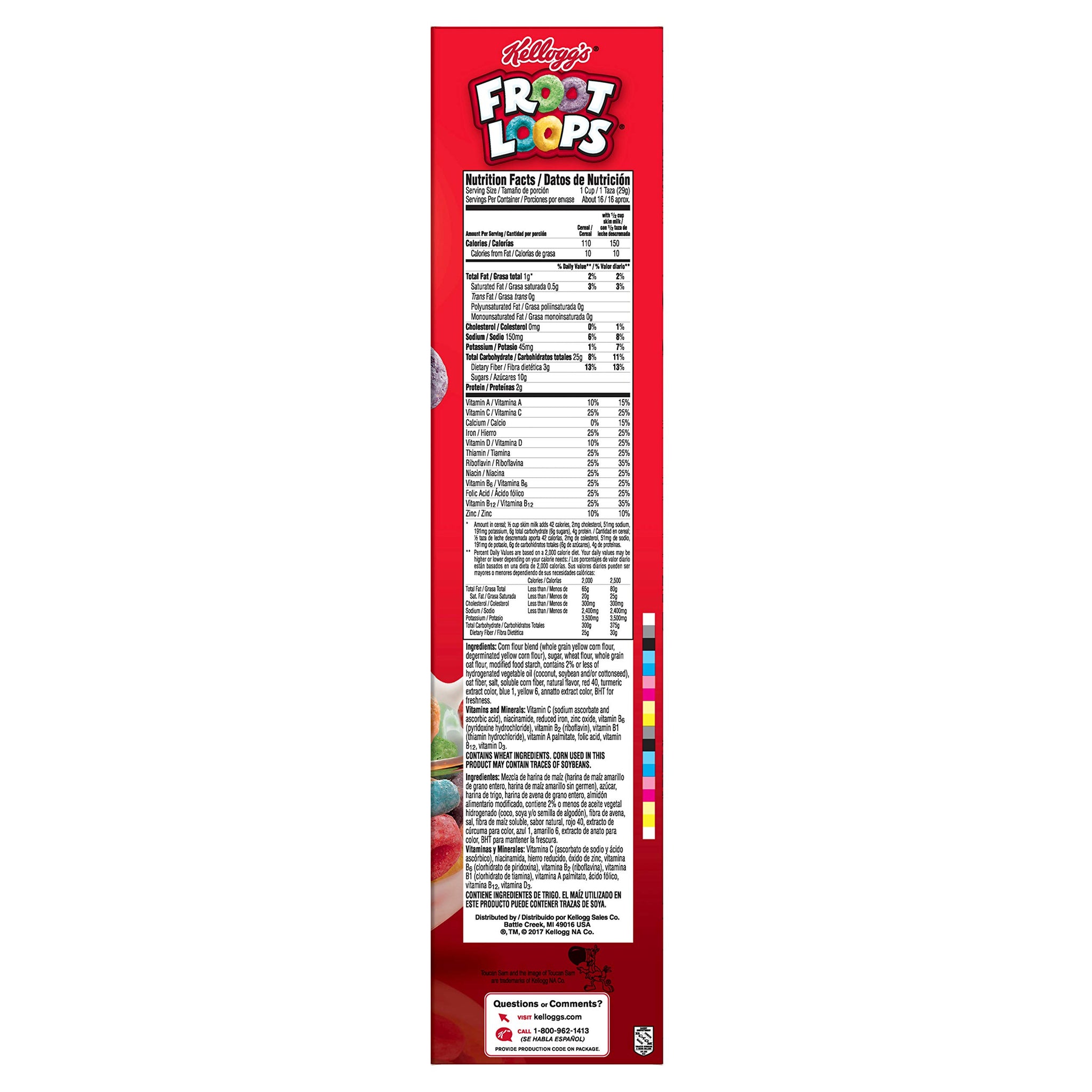 Kellogg's Frosted Flakes Cereal - Sweet Breakfast that Lets Your Great Out, Fat-Free, 19 oz Box