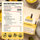 Sunrise Flour Mill Organic Fine Cornmeal | 2 LB | Yellow Cornmeal | Corn Flour | Fine Corn Meal | Milled from Organic Whole Kernel | No Artificial