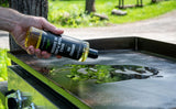 CARON & DOUCET - 100% Plant-Based Griddle Cleaning Set: Seasoning Oil & Soap for Washing, Restoring & Seasoning Griddles!