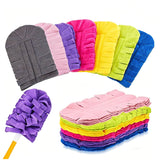 Cookiepapa 7-Piece Set of Reusable Dusting Brush Refills, Washable Microfiber Dusting Pads, Suitable for Home, Blinds, Cars, Pets, Furniture, Fans