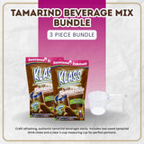 2x Klass Bev Mix Tamarindo Sweetened 14.1 OZ Bundle with Measuring Cup - Traditional Aguas Frescas Drink Mix with Sweet and Tangy Tamarind Flavor