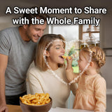 Nongshim Honey Twist Snack, Sweet Crispy Korean Snack, Acacia Honey, Twisted Crinkle Shape, Crunchy Kids Snacks, Big Size Resealable Bag, 10.05 oz (1