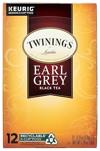 Twinings Tea Earl Grey Tea, K-cup, 12 ct