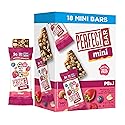 Perfect Bar Mini Protein Bars, PB&J, Gluten Free, Made with Organic Honey, Peanut Butter, Real Fruit, Cookie Dough Texture, Refrigerated, 18 Count