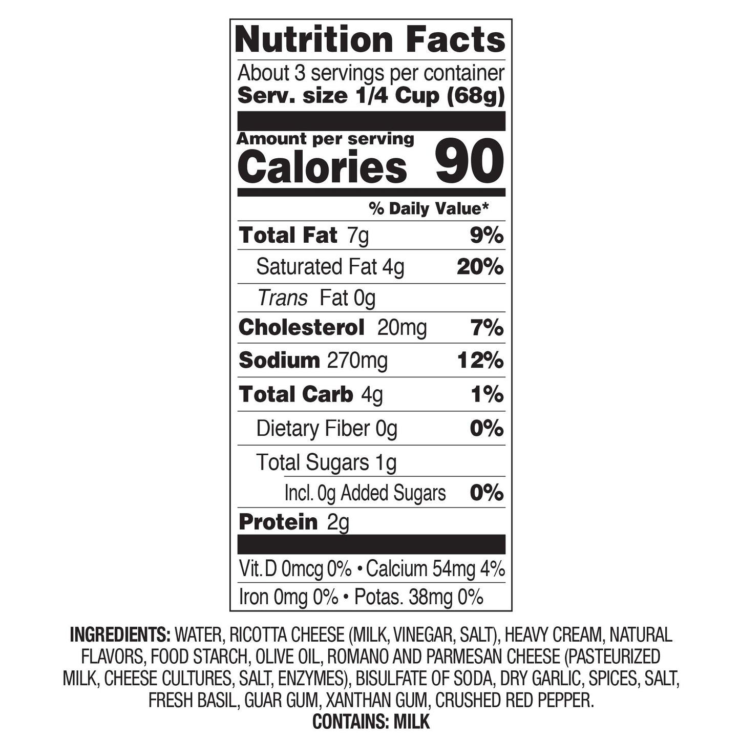Paesana White Pizza Sauce, 8.5 Ounce - Single Serve Jar - Premium & Natural Ingredients