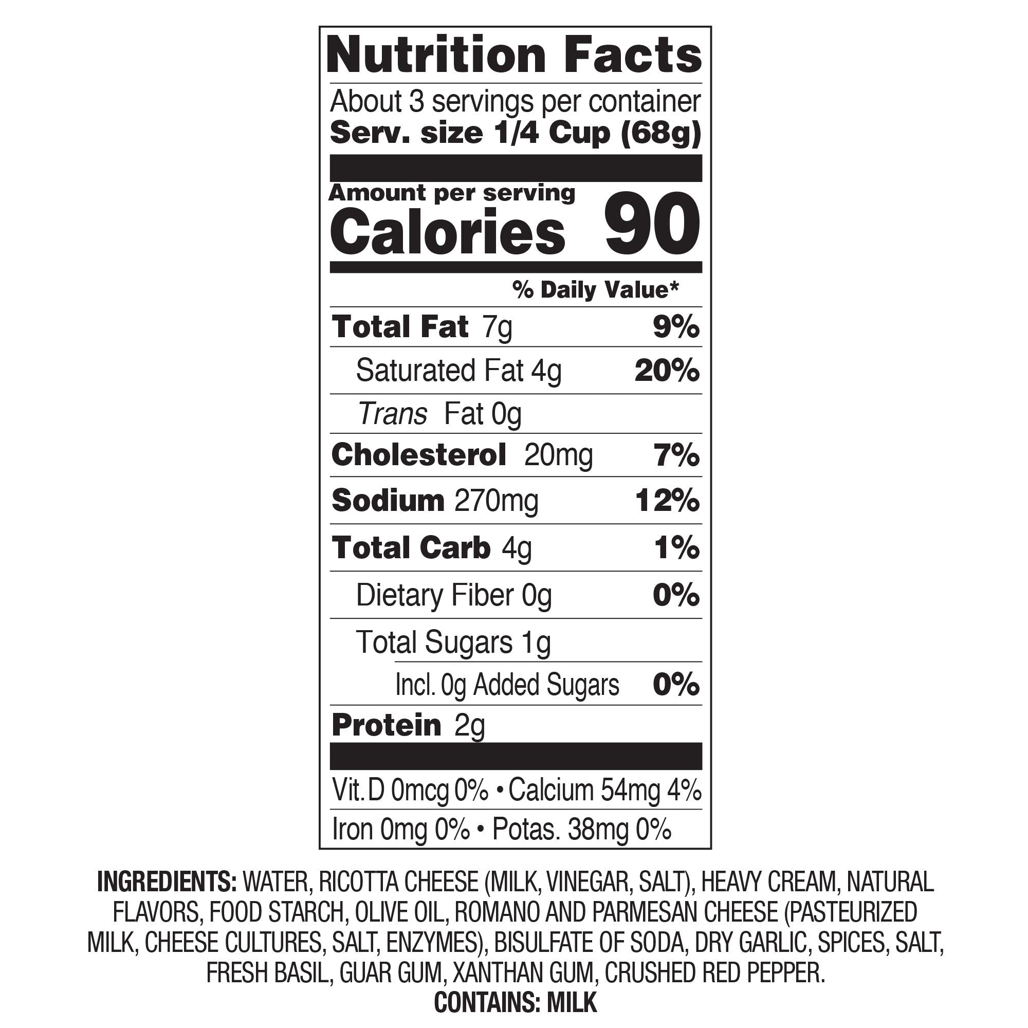 Paesana White Pizza Sauce, 8.5 Ounce - Single Serve Jar - Premium & Natural Ingredients