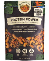 SteadyCrunch Protein Power Mixed Nuts - High Protein Snacks & Keto Nut Mix - Non-GMO, Vegan & Gluten Free Healthy Snacks - Almonds, Cashews & Walnuts