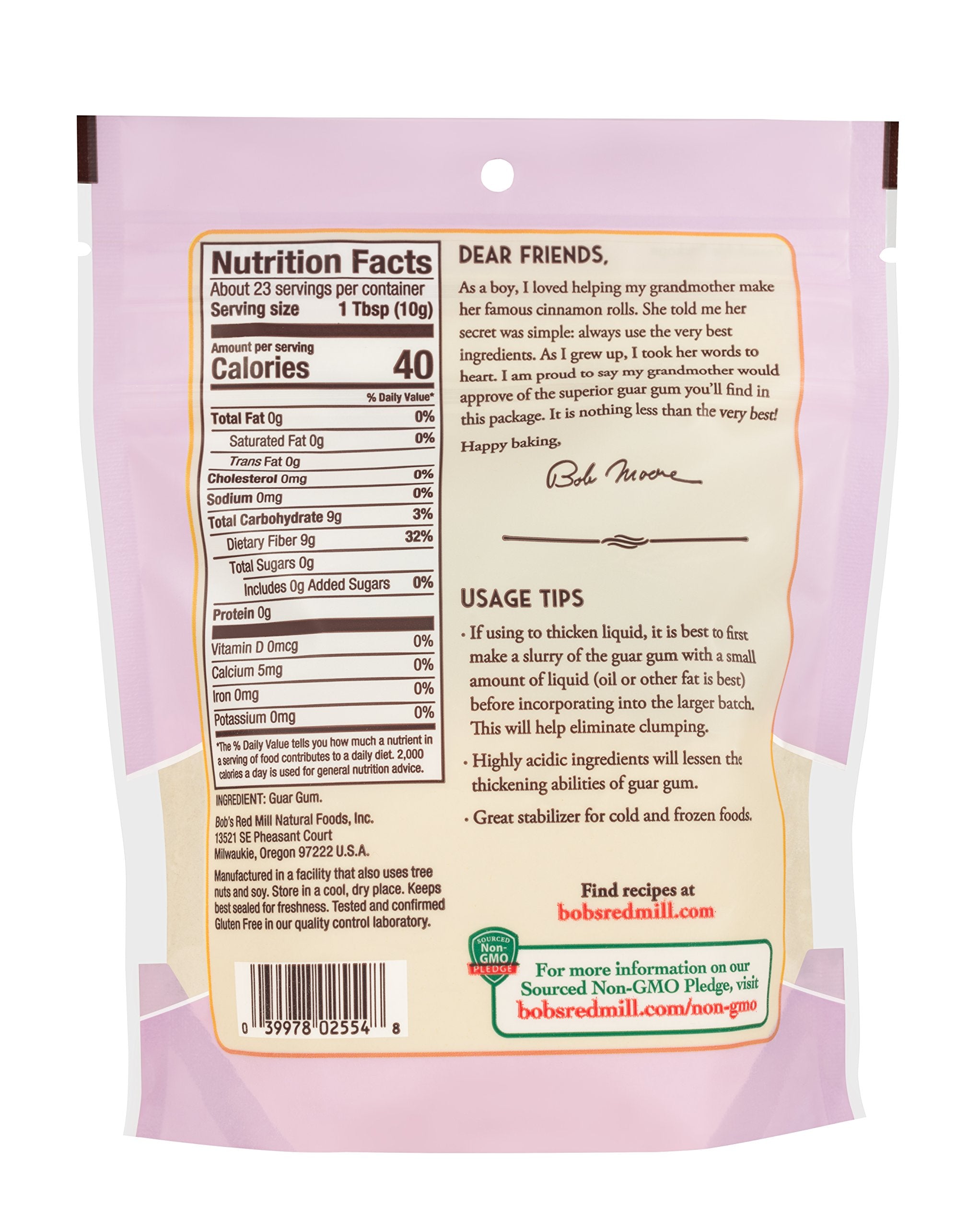 Bob's Red Mill Guar Gum, 8oz (Pack of 1) - Vegan, Keto Friendly, Kosher