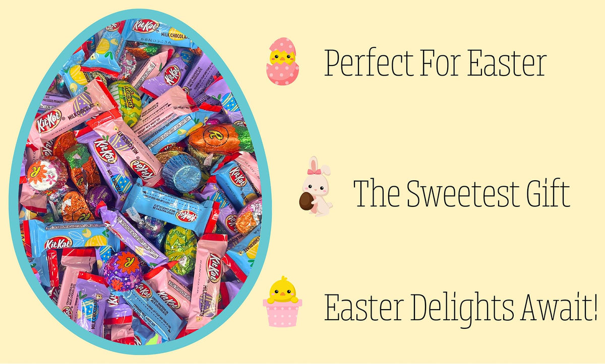Easter Chocolate Candy Variety Pack - 5 Lb - Bulk Easter Candy - Easter Candy Bulk - Assorted Chocolate - Easter Basket Candy - Bulk Chocolate Easter