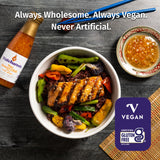 Watcharee's Thai Sweet Chili Ginger Sauce, Gluten Free, Vegan, Authentic Stir Fry, Dressing, Rice Seasoning, Condiment & Dipping Sauce -8.1 oz Bottle