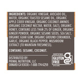 Primal Kitchen Sesame Ginger Vinaigrette & Marinade Salad Dressing made with Avocado Oil, Paleo Friendly & Keto Certified, 8 Fluid Ounces