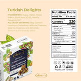 Atici Lokum Authentic Turkish Delight 8oz - Gourmet Vegan Sweets, Gluten-Free, Halal Soft Chewy Candy Gift Box | Traditional Premium Lokum Loukoumi