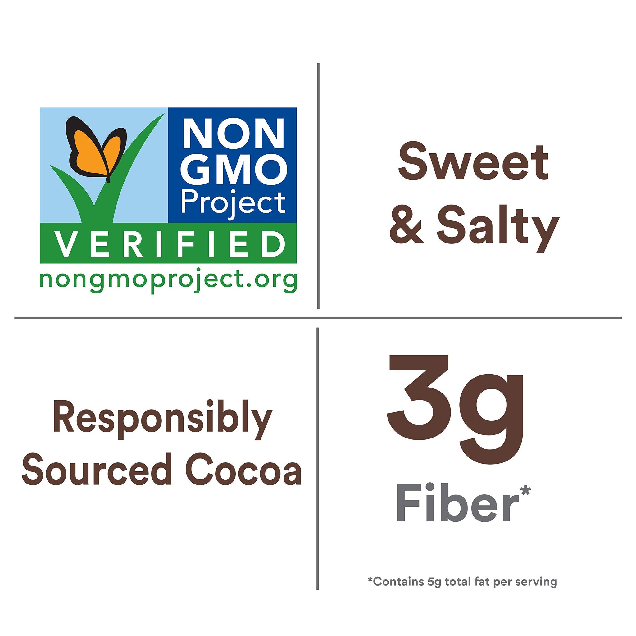 Kashi Chewy Dark Mocha Almond Granola Bars - Vegan, Non-GMO Project Verified, 7.4 Oz (Box of 6)