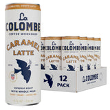 La Colombe Coffee, Caramel Draft Latte, 11 fl oz Cans (Pack of 12), Coffeehouse Quality Cold Brew, Specialty Grade Coffee Beans, Ready-to-Drink
