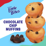 (Value Pack) Little Bites Chocolatey Chip Muffins, 10 individual packs, (1.5 oz each), Made with Real Chocolate Chip Mini Muffins, 15 oz Multipack