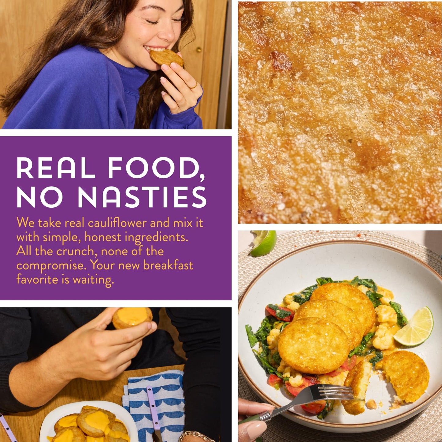 Strong Roots Cauliflower Hash Browns, 13.22 oz
