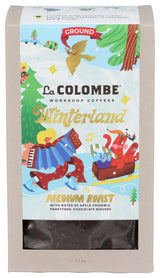 La Colombe Winterland Medium Roast Ground Coffee - Notes of Roasted Almond, Chocolate Mousse & Rum Cake, 12 Ounce (Pack of 1)
