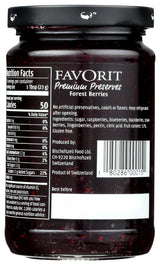 Favorit Preserve Forest Berry, 12.3 oz