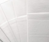 OCCASIONS 120 Pack Linen Feel White Disposable Dinner Napkins, Fancy Cloth Like Guest Towels Prefolded for Silverware, Thick 16x16 in, Wedding Party