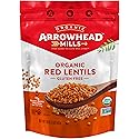 Arrowhead Mills Organic Red Lentils, 16 oz Bag (Pack of 6)
