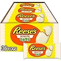 REESE'S White Creme Peanut Butter Eggs, Easter Candy Packs, 1.2 oz (36 Count)