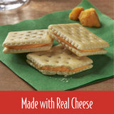 Keebler Sandwich Crackers, Lunch Snacks, Club and Cheddar, 11oz Tray (8 Packs)