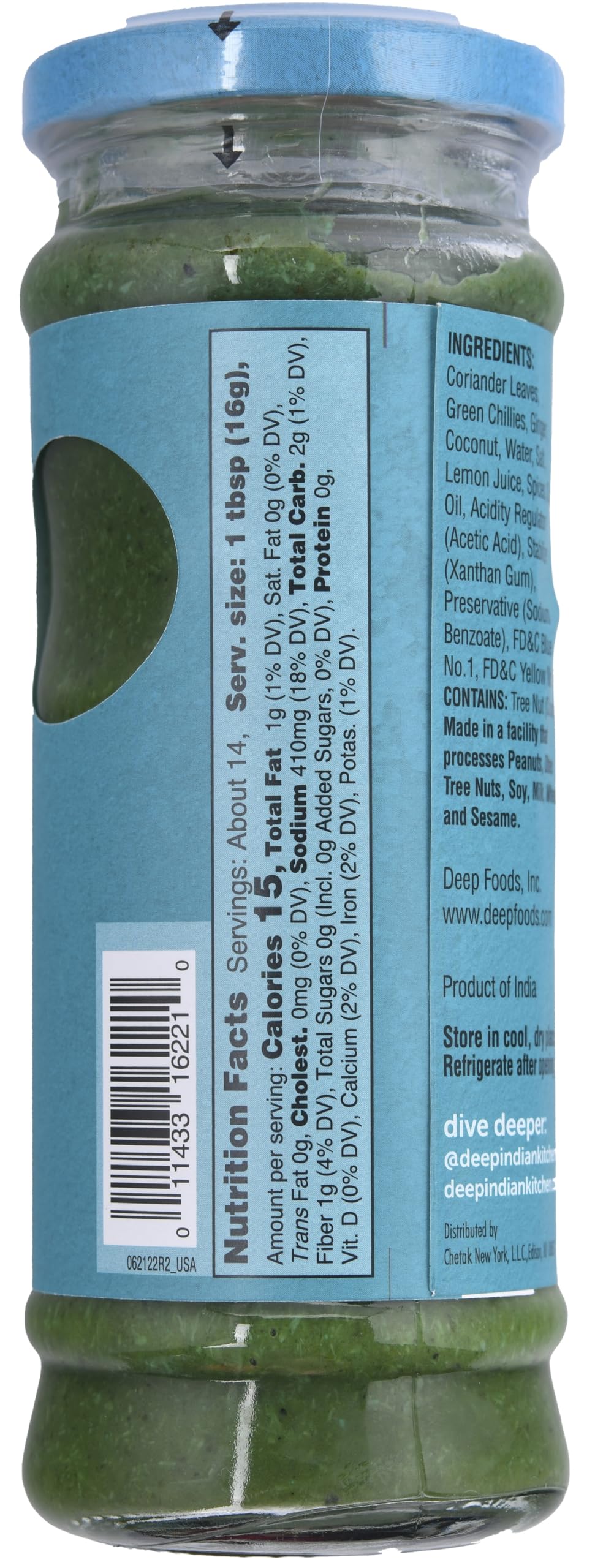 Coriander Chutney 7.7 Oz