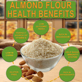 6 oz Organic Almond Flour Powdered Gluten Free Low Glycemic Non-GMO by Divine Organics