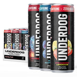 Underdog Performance Drink - Nootropics, Fast & Slow Release Caffeine, Zero Sugar, No Artificial Additives, & 5 Performance Ingredients - 12 Pack