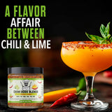 Chimi Boss Chili Lime Seasoning, 6oz - Zesty & Spicy Dry Rub for Tacos, Chicken, Veggies, Fruit and Snacks - All Natural Tangy Latin Inspired Spice