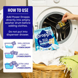Dropps 4-in-1 Plus Oxi Laundry Detergent Pods, Crisp Breeze (38 Count) - Laundry Pods | Advanced Odor Defense | Fights Stains | Whitens & Brightens |