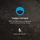 Kicking Horse Coffee, Three Sisters, Medium Roast, Whole Bean, 2.2 Pound - Certified Organic, Fairtrade, Kosher Coffee