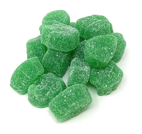 YANKEETRADERS, Spearmint Jelly Leaves, 3 lb Bulk Size