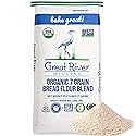 Great River Milling Organic 7 Grain Blend Bread Flour | Unbromated & Unbleached Flour | Non-GMO, Kosher | Stone Ground for Baking, Bread, Muffins