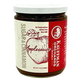 Kauffman Orchards Small Batch Applesauce, With Sugar and Cinnamon, 17 Ounce Jar (Pack of 2)