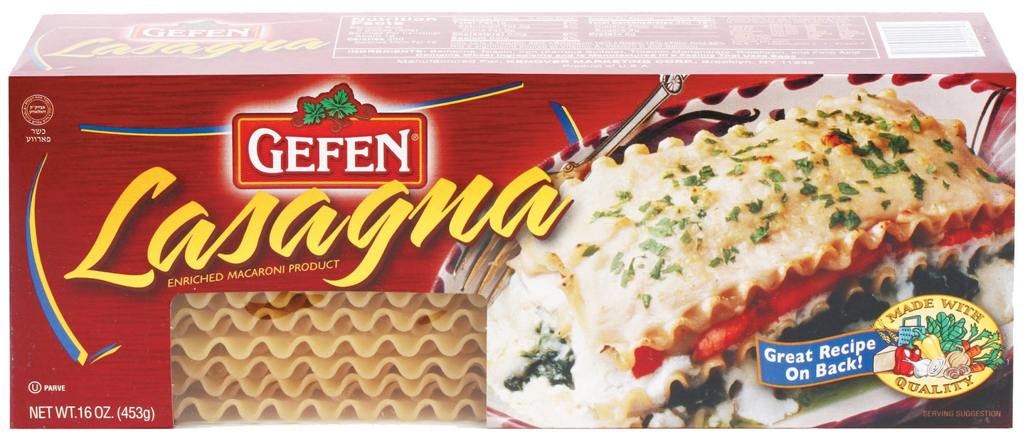 Gefen Lasagna, 16oz (2 Pack)