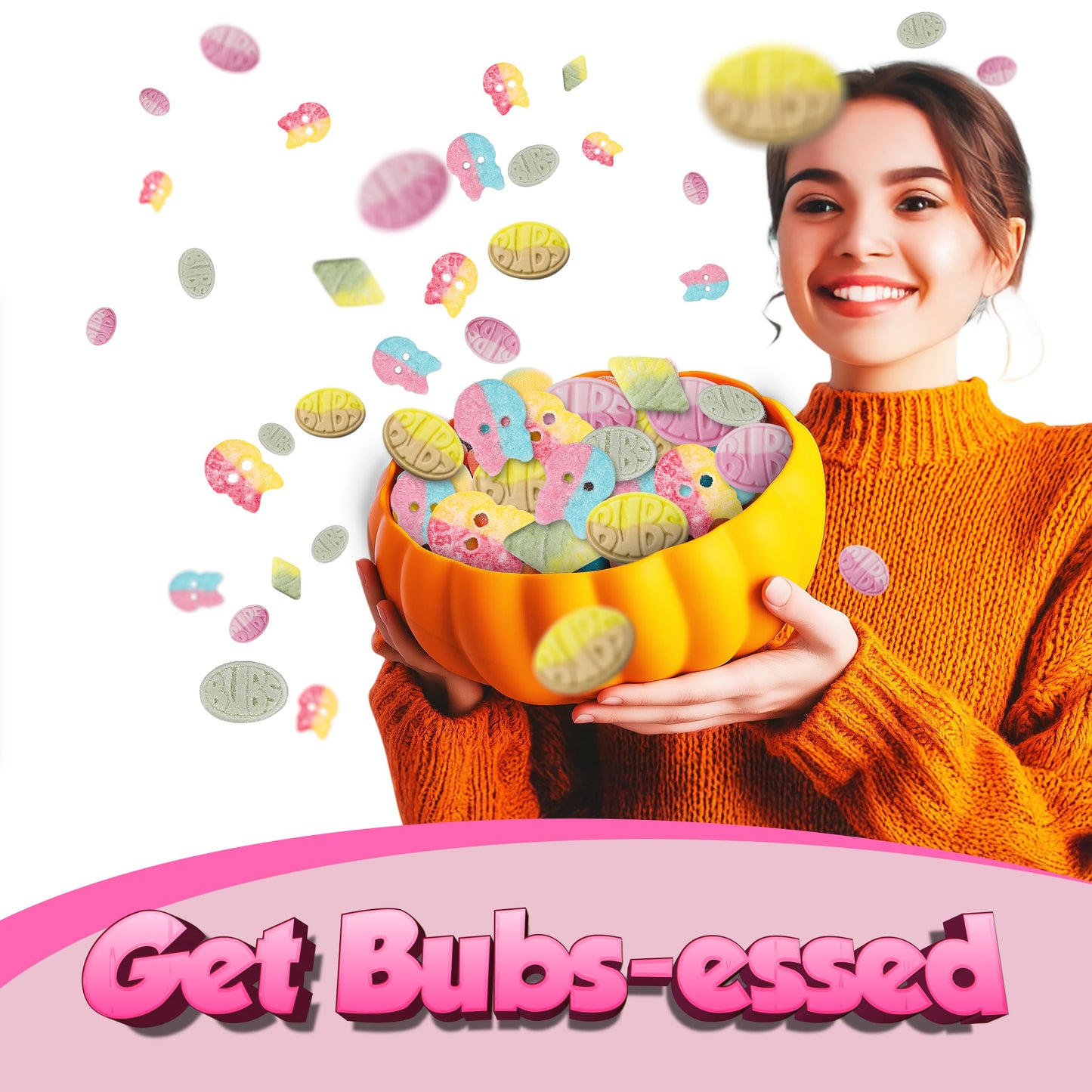 BUBS Swedish Candy Mix 1 lb - Authentic Sweet and Sour Swedish Gummies - Gelatin-Free Vegan Gummy Candy Assortment, Imported from Sweden - Foam Candy