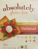Absolutely Gluten Free Toasted Onion Flatbread, 5.29-Ounce