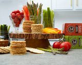 34 Degrees Crisps | Cracked Pepper Crisps | Thin, Light & Crunchy Cracked Pepper Crisps, 3 Pack (4.5oz each)