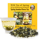 The Spring Tea Premium Grade Ancient Tree Black Tea & Jasmine Tea From Wild 300+ Year Old Tree, Loose Leaf with Dual Tea Collection, Just harvested