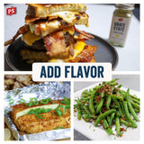 PS Seasoning Grate State Cheesy Blend Seasoning, Garlic Parmesan Mix for Mac and Cheese, Pasta, Fries, and More, Wisconsin-Crafted Zero Calorie