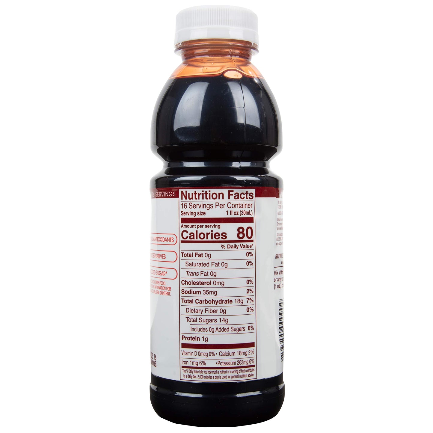 Cherry Bay Orchards Tart Cherry Concentrate - All Natural Juice to Promote Healthy Sleep, 16oz Bottle - Gluten Free, Natural Antioxidants, No Added