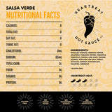 Heartbeat Hot Sauce Co. | Salsa Verde, 6 oz. 3 pack