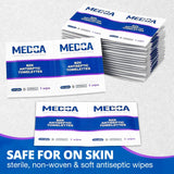 Hand Wipes - (Pack of 1000) Benzalkonium Chloride Swabs Individual BZK Single-Use Packets by MEDca