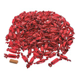 Fun Express Red Foil Wrapped Caramels Bulk Candy Individually Wrapped 2 lbs Bag - Soft Chewy Caramel Candies for Wedding Candy Buffet, Office Desk