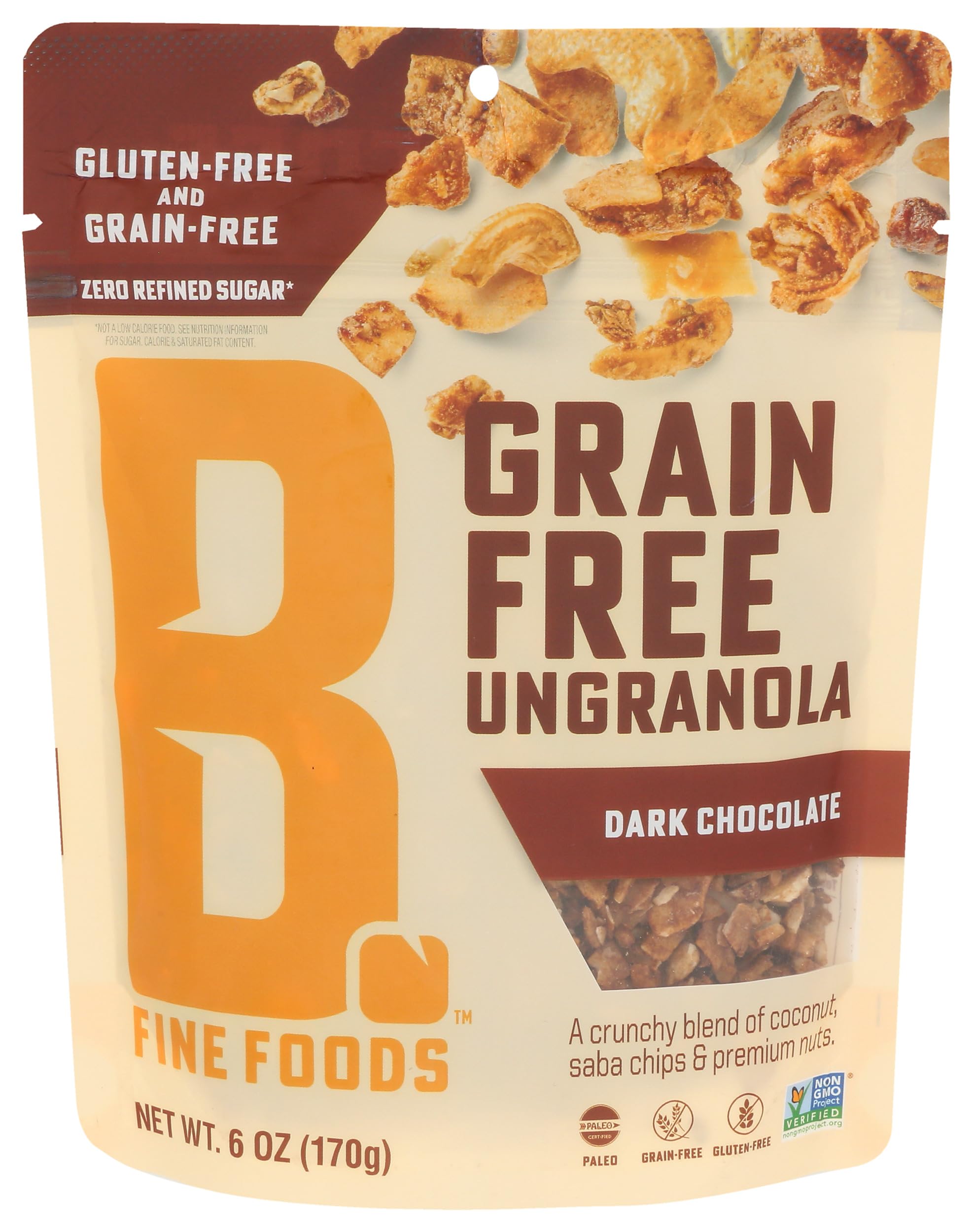 Bubbas Fine Foods Uber Chocolate Ungranola, 6 OZ