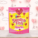 SWEDISH FISH Soft & Chewy Valentines Day Candy Hearts, 10 oz Bag