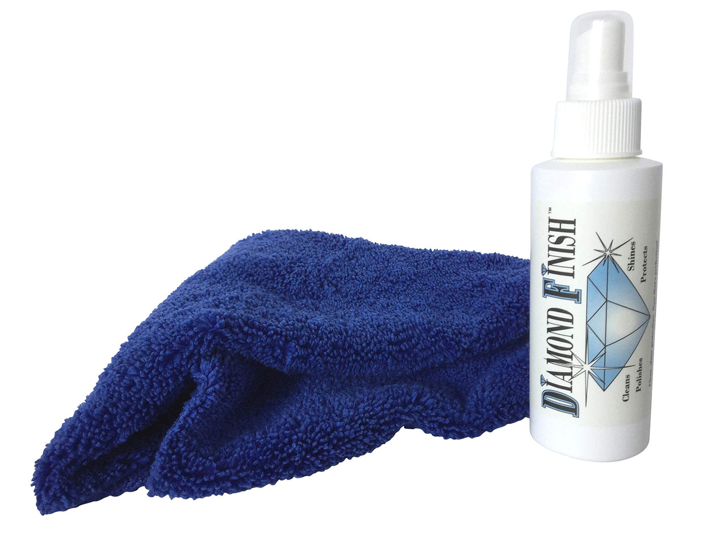 Diamond Finish 4oz Cleaner Polish Protector Removes & Repels Fingerprints, Dirt, Water Spots, Skin Oils, on Cell Phones, Glasses, Musical Instruments