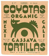 Coyotas, Frozen, Tortillas Cassava Large, 13 Ounce