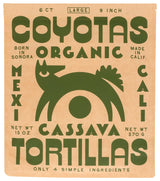 Coyotas, Frozen, Tortillas Cassava Large, 13 Ounce